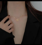 Double Heart Necklace