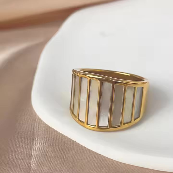 Abalone Shell Ring